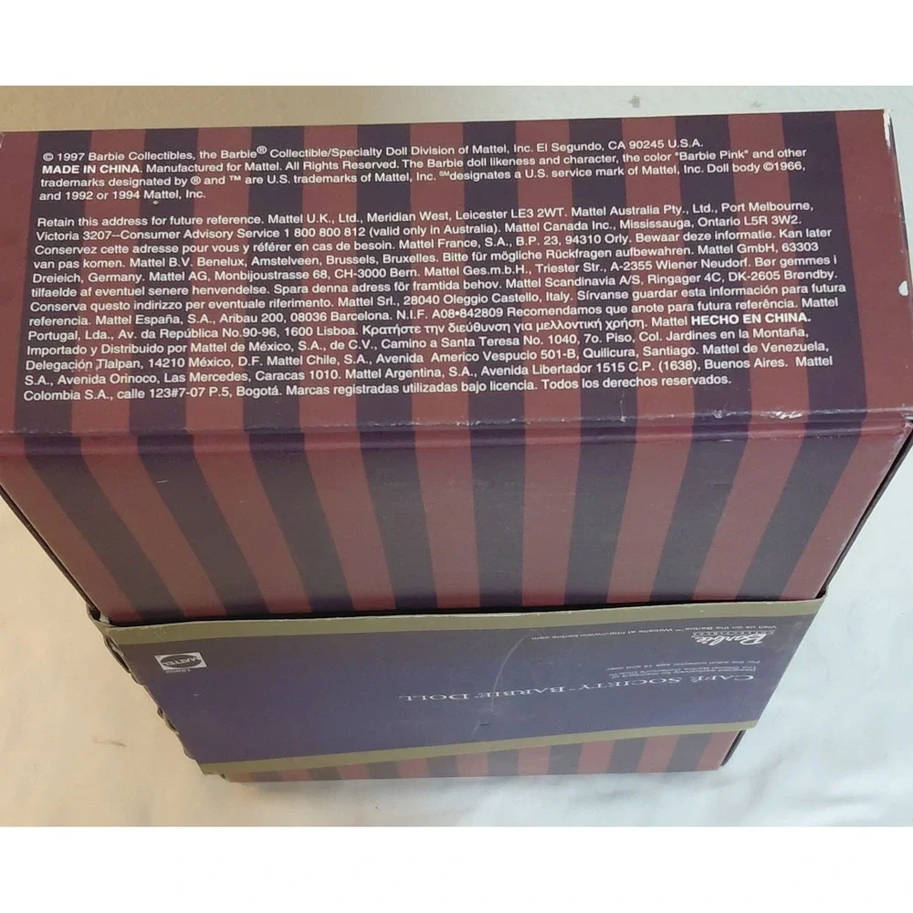 Mattel Café Society Barbie Doll 1997 Members Choice 2nd Edition #18892 NRFB